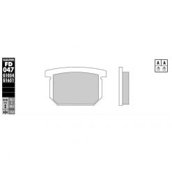 Bremsbelag Galfer Semi-Metal (Paar)
