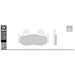 Bremsbelag Galfer Semi-Metal (Paar)