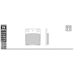 Bremsbelag Galfer Sinter-Offroad (Paar)