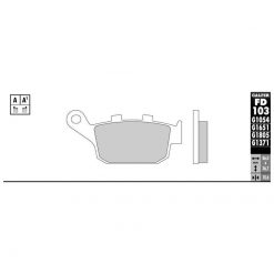 Bremsbelag Galfer Semi-Metal (Paar)