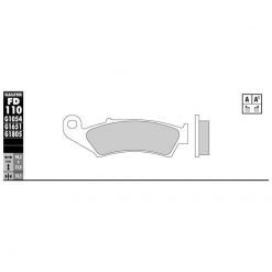 Bremsbelag Galfer Semi-Metal (Paar)