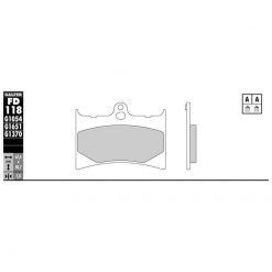 Bremsbelag Galfer Sinter-Street (Paar)