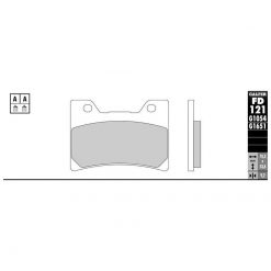 Bremsbelag Galfer Semi-Metal (Paar)