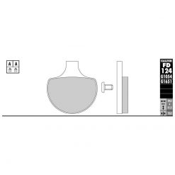 Bremsbelag Galfer Semi-Metal (Paar)