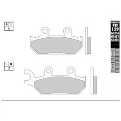 Bremsbelag Galfer Semi-Metal (Paar)