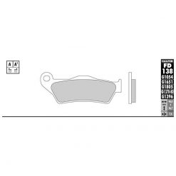 Bremsbelag Galfer Semi-Sinter Road (Paar)