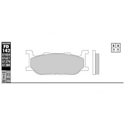 Bremsbelag Galfer Semi-Metal (Paar)