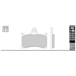 Bremsbelag Galfer Semi-Metal (Paar)