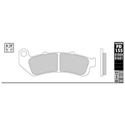 Bremsbelag Galfer Semi-Metal (Paar)