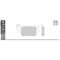 Bremsbelag Galfer Sinter-Offroad (Paar)