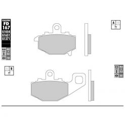 Bremsbelag Galfer Sinter-Street (Paar)