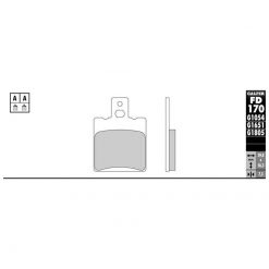 Bremsbelag Galfer Semi-Metal (Paar)