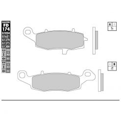 Bremsbelag Galfer Sinter-Street (Paar)