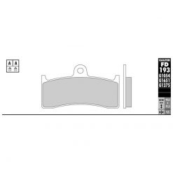 Bremsbelag Galfer Semi-Metal (Paar)