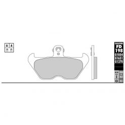 Bremsbelag Galfer Semi-Metal (Paar)