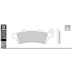 Bremsbelag Galfer Semi-Metal (Paar)