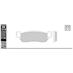 Bremsbelag Galfer Sinter-Street (Paar)