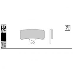 Bremsbelag Galfer Semi-Metal