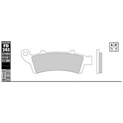 Bremsbelag Galfer Sinter-Scooter (Paar)