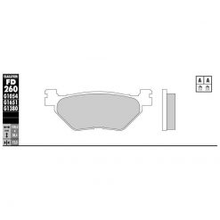 Bremsbelag Galfer Sinter-Scooter (Paar)