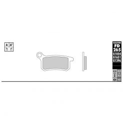 Bremsbelag Galfer Semi-Metal (Paar)