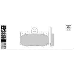 Bremsbelag Galfer Sinter-Sport (Paar)