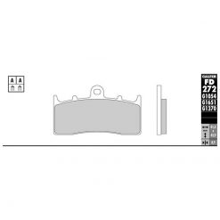 Bremsbelag Galfer Semi-Metal (Paar)