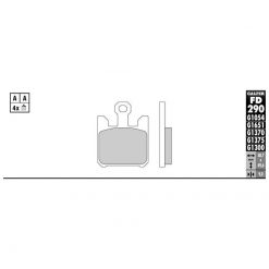 Bremsbelag Galfer Sinter-GP (Paar)