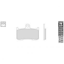 Bremsbelag Galfer Semi-Metal (Paar)