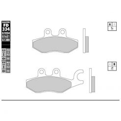 Bremsbelag Galfer Semi-Metal (Paar)