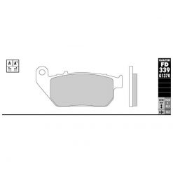 Bremsbelag Galfer Sinter-Street (Paar)