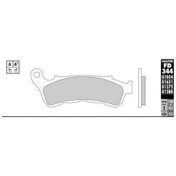 Bremsbelag Galfer Sinter-Sport (Paar)