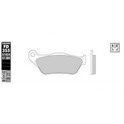 Bremsbelag Galfer Sinter-Scooter (Paar)