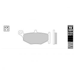 Bremsbeläge Galfer Semi-Metal (Paar)