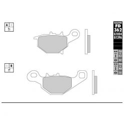 Bremsbelag Galfer Sinter-Offroad (Paar)