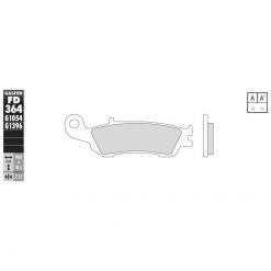 Bremsbelag Galfer Semi-Metal (Paar)