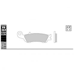 Bremsbelag Galfer Sinter-Offroad (Paar)