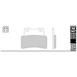 Bremsbelag Galfer Sinter-Sport (Paar)