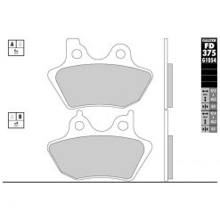 Bremsbelag Galfer Semi-Metal (Paar)