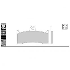 Bremsbelag Galfer Sinter-Sport (Paar)