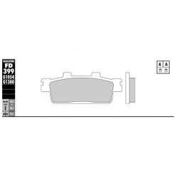 Bremsbelag Galfer Sinter-Scooter (Paar)