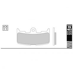 Bremsbelag Galfer Sinter-Sport (Paar)