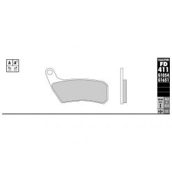 Bremsbelag Galfer Semi-Metal (Paar)