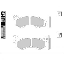 Bremsbelag Galfer Semi-Metal (Paar)