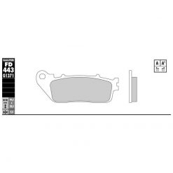 Bremsbelag Galfer Sinter-Street (Paar)