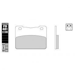 Bremsbeläge Galfer Sinter-Scooter