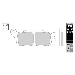 Bremsbeläge Galfer Sinter-Street