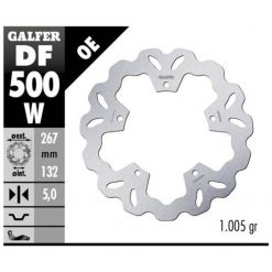Bremsscheibe Galfer W 267/132/5 mm