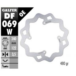 Bremsscheibe Galfer W 240/122/3,5 mm