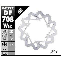 Bremsscheibe Galfer WD 240/125/3.5 mm